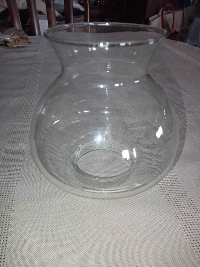 Glass Chimney 2 in.at bottom 4 1/4in. High in Arts & Collectibles in Yarmouth