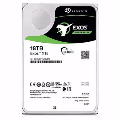 Seagate 18TB Exos X18 7200 RPM HDD, View more