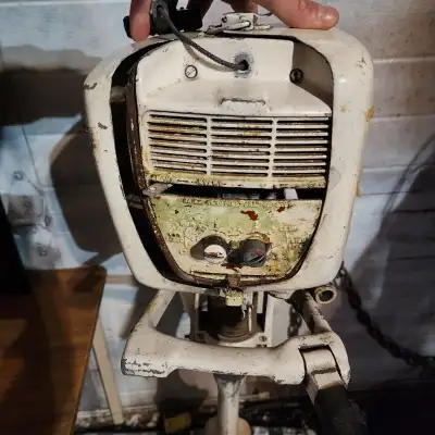 Clinton Model J engine vintage air cooler 2 stoke boat motor 60s, View more