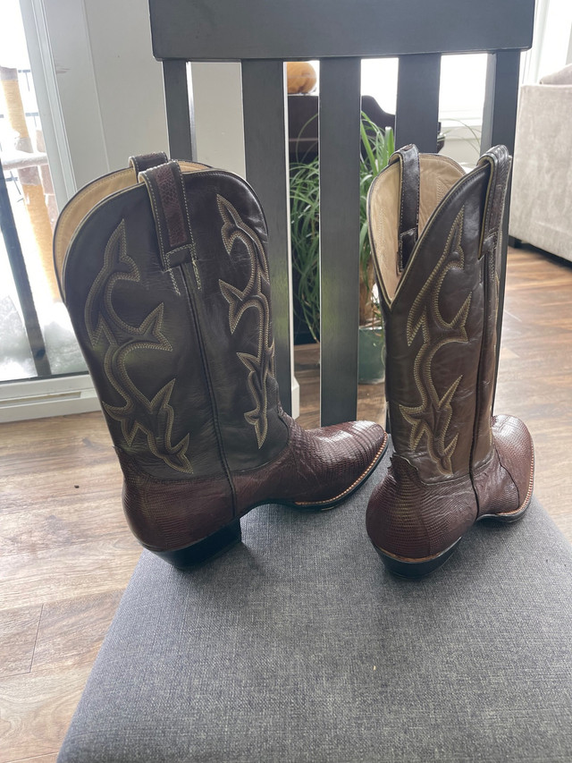 Brand New Lizard Skin Cowboy Boots in Other in Lethbridge - Image 2