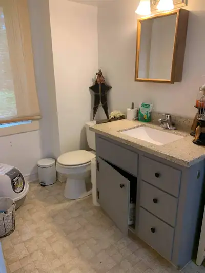 Large one bedroom all utilities plus internet in price Heatpump and electric baseboard Is furnished...