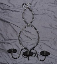 Wrought Iron Wall Sconce Candelabra