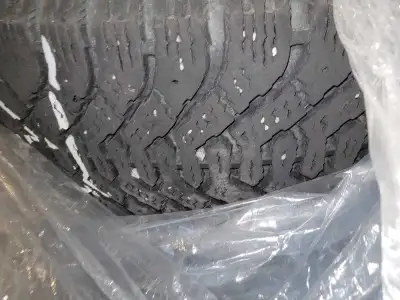 Selling a full set of 4 Goodyear winter tires mounted on rims. Tire size is P205/55R16. These were p...