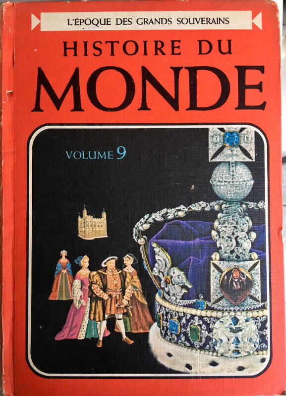 Histoire du monde - 7 livres Volume 9 à 15, édition 1966 in Textbooks in Gatineau
