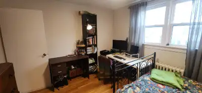 Looking for a roommate (year-to-year lease takeover) for a 2 bed apt on Lawrence St starting May 1st...