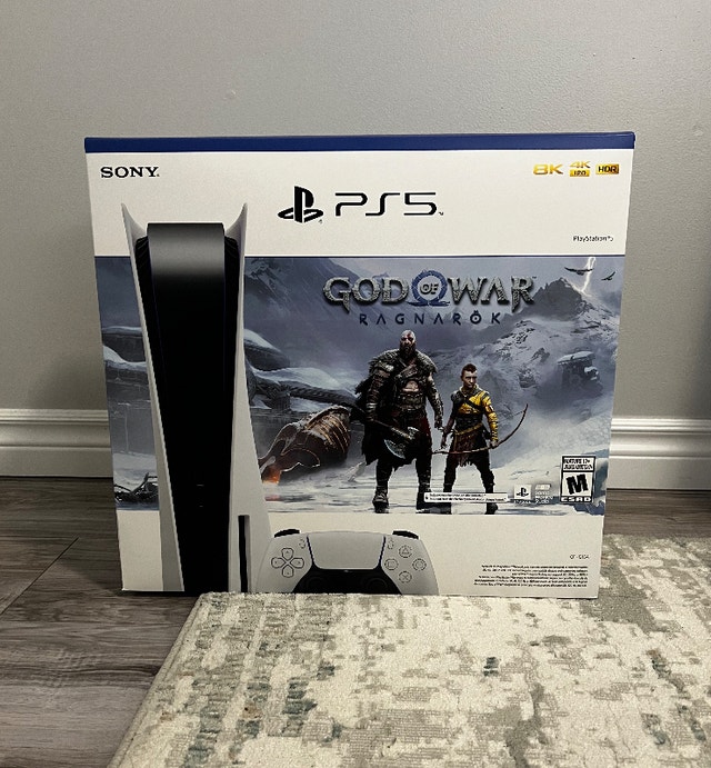 Unopened PS5 Bundle with God of War Ragnarök Receipt Warranty Sony