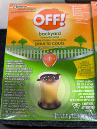 OFF! Backyard Insect and Mosquito Repellent Lamp Refills, 2 Diff