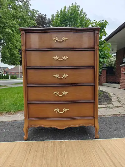 Cherry Wood. Great Condition. Tallboy Dresser. Can Deliver , View more