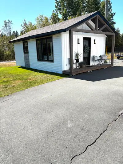 Beautiful camp for sale 16x26 with 1 bedroom with a small walking closet, 2 piece bathroom, built in...