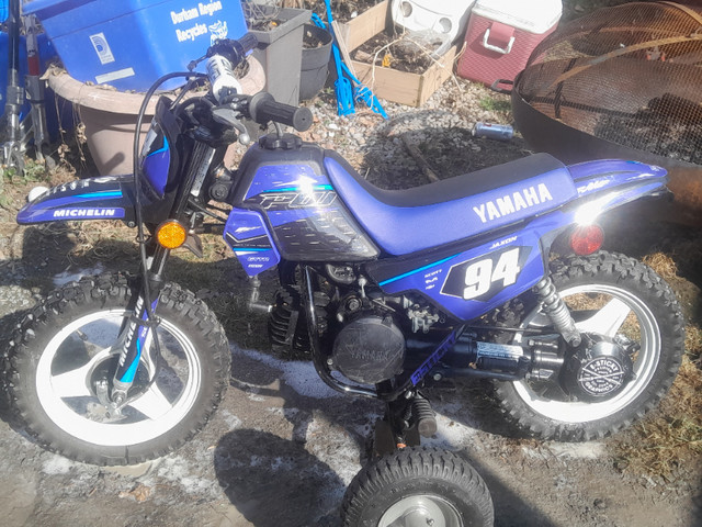 Amazing pw50 for sale ! Bought brand new in 2016 in Dirt Bikes & Motocross in Oshawa / Durham Region