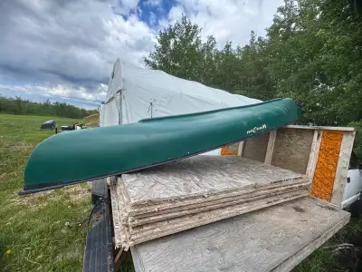 16’ canoe with 24lb thrust trolling motor