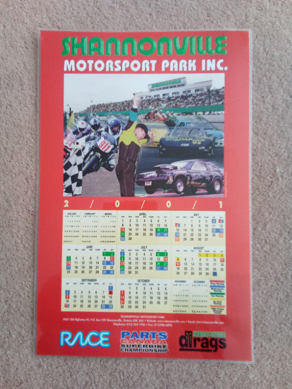 Shannonville Race Track Poster.......2001 in Other Parts & Accessories in Kingston - Image 3