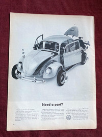 1965 Volkswagen Beetle Original Ad