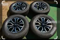 Tacoma 17” rims stock sports trd with 33” tires haida brand