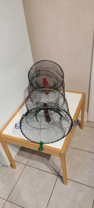 Net Fish Trap Tube Style Collapsible - Like New!, View more