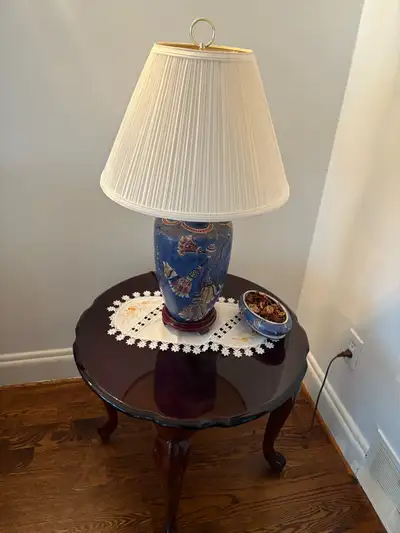 Blue Decorative Lamps and Candle Holder Set, View more