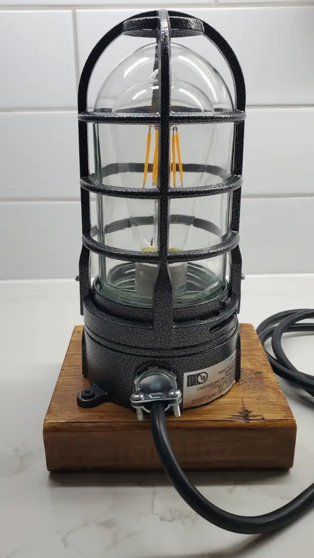 Steampunk Industrial Desk lamp with touch dimmer in Indoor Lighting & Fans in City of Toronto - Image 5
