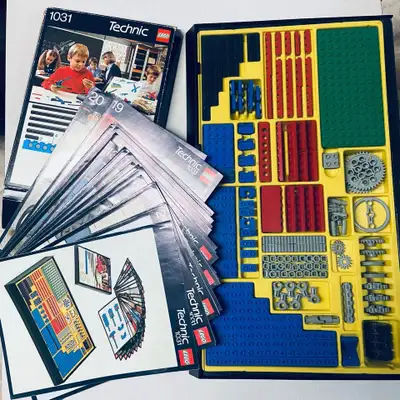 LegoTechnic 1030 VTG & 1031 simple machine BuildingActivity Card, View more