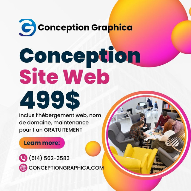Conception de site web, Création de site internet, Site web dans Autre  à Longueuil/Rive Sud