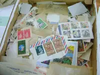 ASIA, EUROPE STAMPS  BOX FULL  MANY VINTAGE