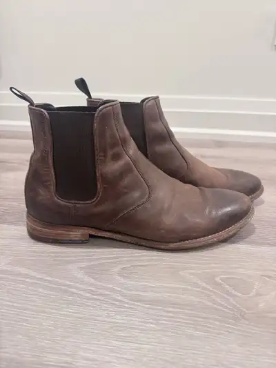 HUGO BOSS ORANGE Distressd Mens size 45 11.5/12 Chelsea Boots, View more