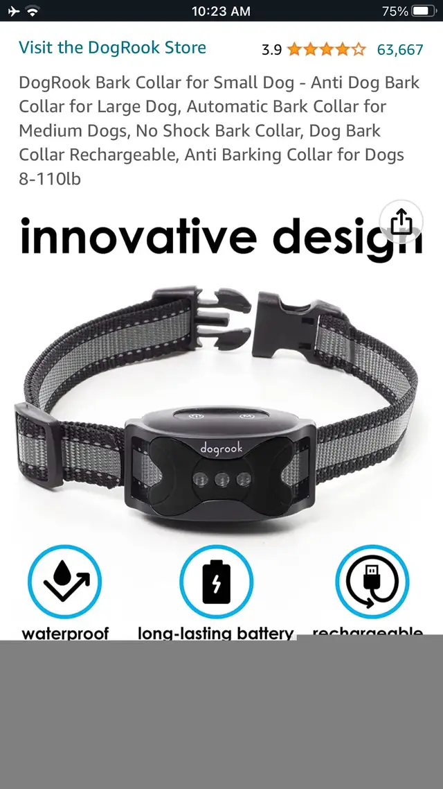 Dog bark Collar in Accessories in City of Toronto - Image 3