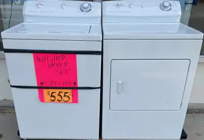 Newer Frigidaire Washer & Dryer set,, View more