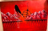 Paintings by Indigenous Artist Mark Sawyer