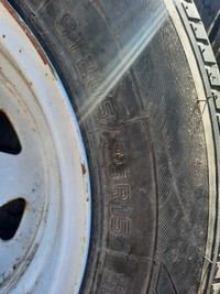 Trailer tire and rim 