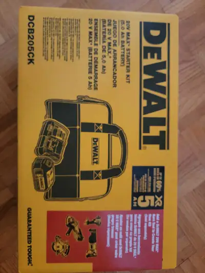 Brand New Sealed DeWalt 20V MAX Starter Kit, View more