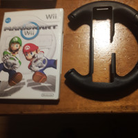 Cassette Nintendo Wii - MarioKart avec volant