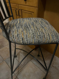 Rod iron counter height stools
