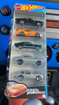 Hot Wheels Fast and the Furious 5 pack