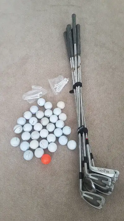 Golf clubs , golf balls, View more
