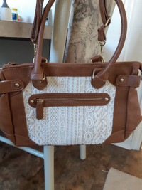 NEW Cream laced purse