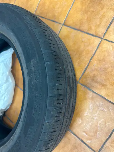 Size is 225/65 . It is from my 2017 Nissan Rogue