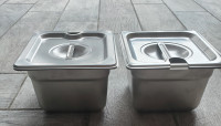 Browne steam pan stainless steel  corners resist bending