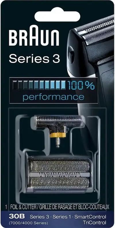 Replacement parts for Braun's Series 3 & 7000/4000 Series models. Would apply to model SyncroPro, Sy...