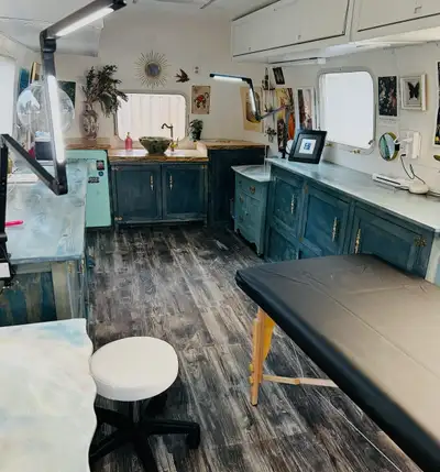 I'm selling my beautifully renovated vintage 1973 Argosy, transformed into a unique mobile studio, p...