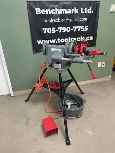 New 300 Pipe Threading Machine Threader with Two Die Heads!, View more