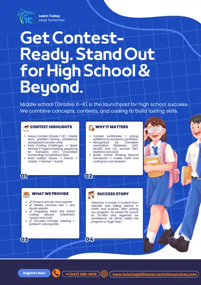  Tutoring with Karan – Math, Science, Coding & AP Courses, View more