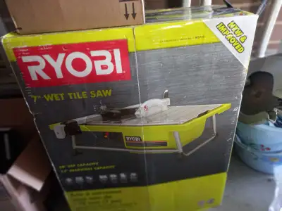 Ryobi 7" Wet Tile Saw, View more