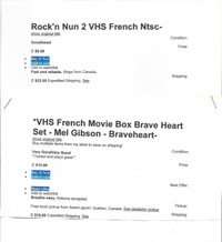 Film VHS NEUF