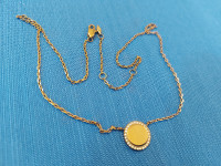 Fossil... Gold-Tone Necklace 18 inches.
