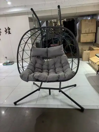 $169-$199, Luxury Single or double rattan egg swing, View more