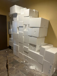 Gros lot de styrofoam 