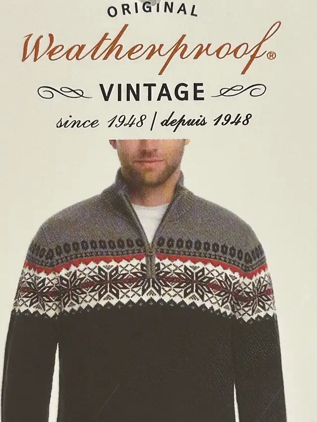 Brand New Weatherproof Men’s Sweater in Men's in Calgary - Image 5