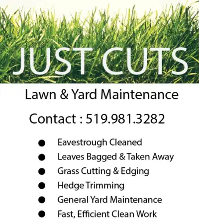 30 Years Experience Yard Maintaining ★#1 IN THE WINDSOR AREA FOR SERVICE ★ FULL YARD CLEAN UPS, LEAV...
