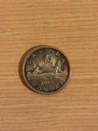 1965 Silver 1$ coin Canada 
