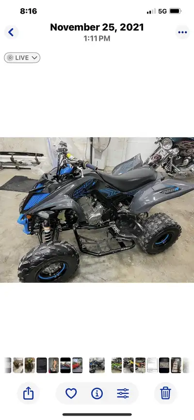 Raptor and sled is very clean trailer needs a bit of TLC they both have extremely low mileage and re...